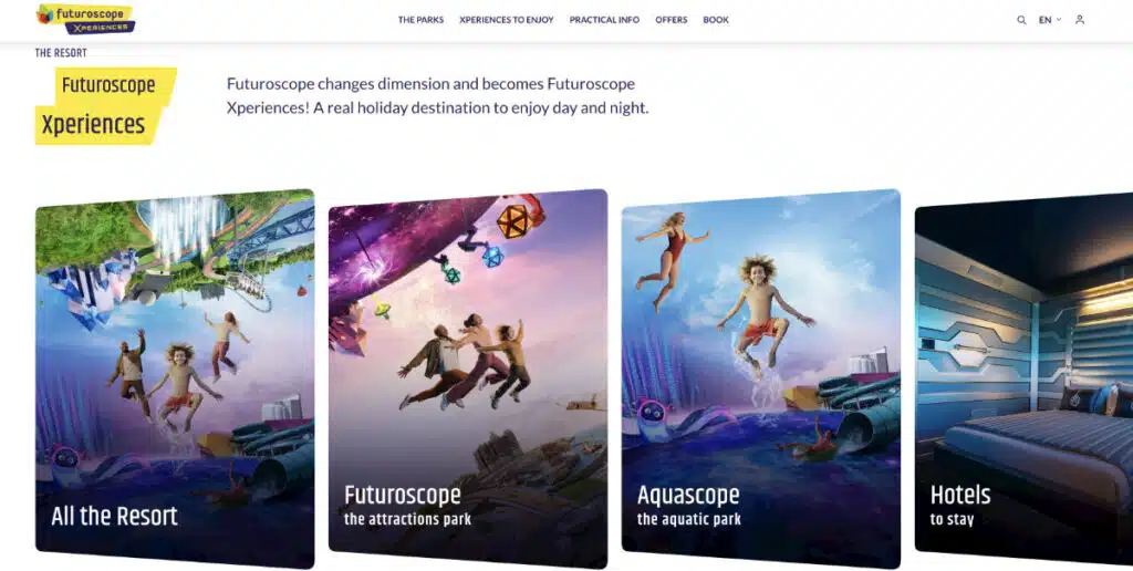 Futuroscope of Poitiers France