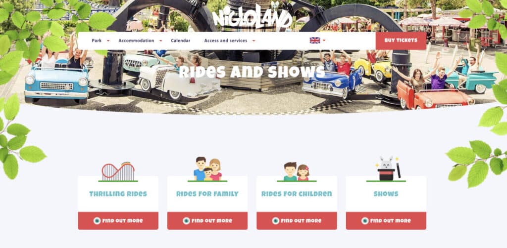 Nigloland Theme Park in France