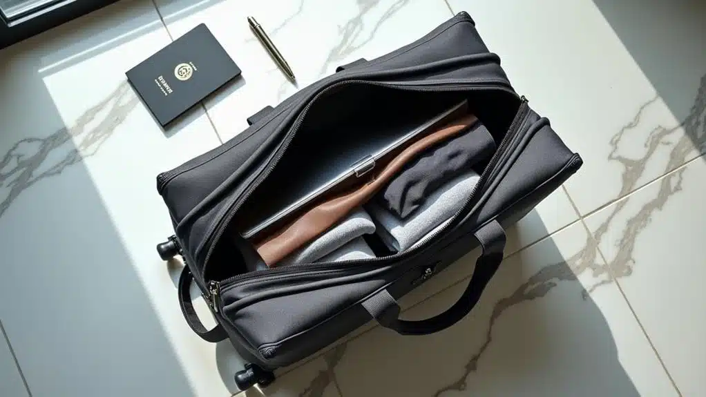 ample storage space available