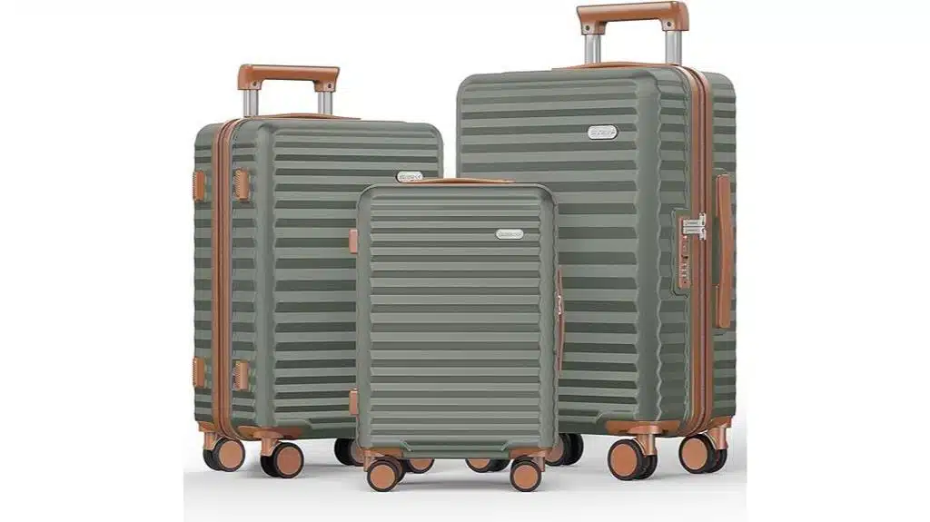 expandable hardside luggage set