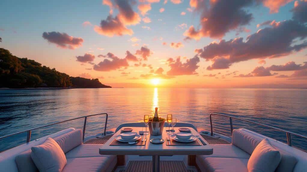 luxury evening sailing experience