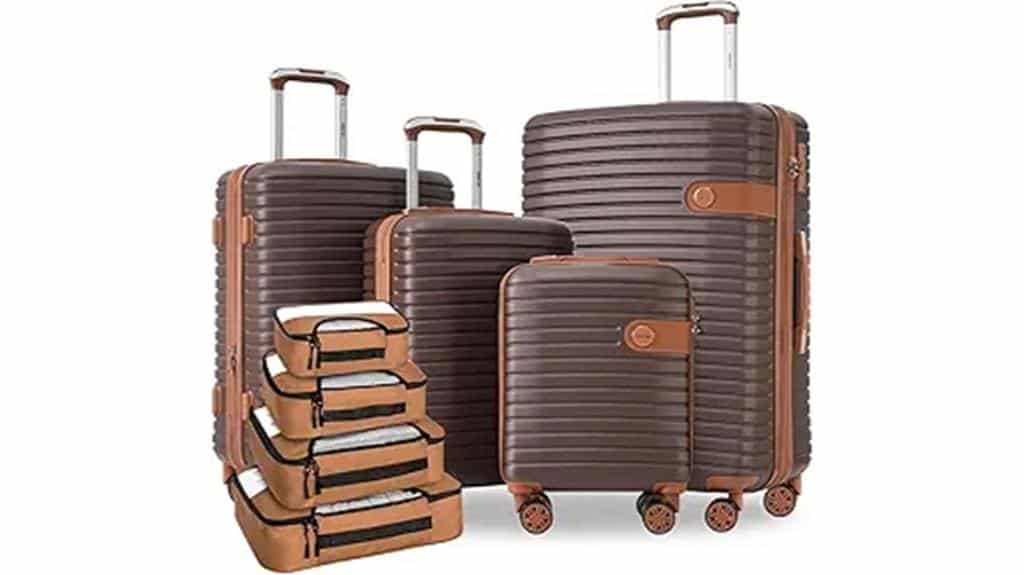 merax tsa locked luggage set