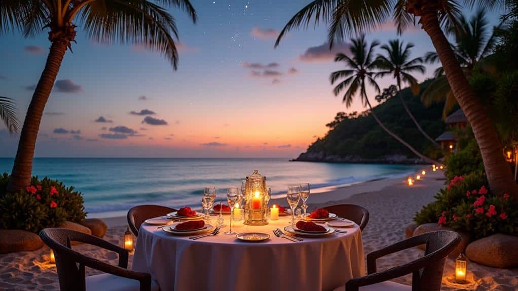 starlit gourmet dining experience