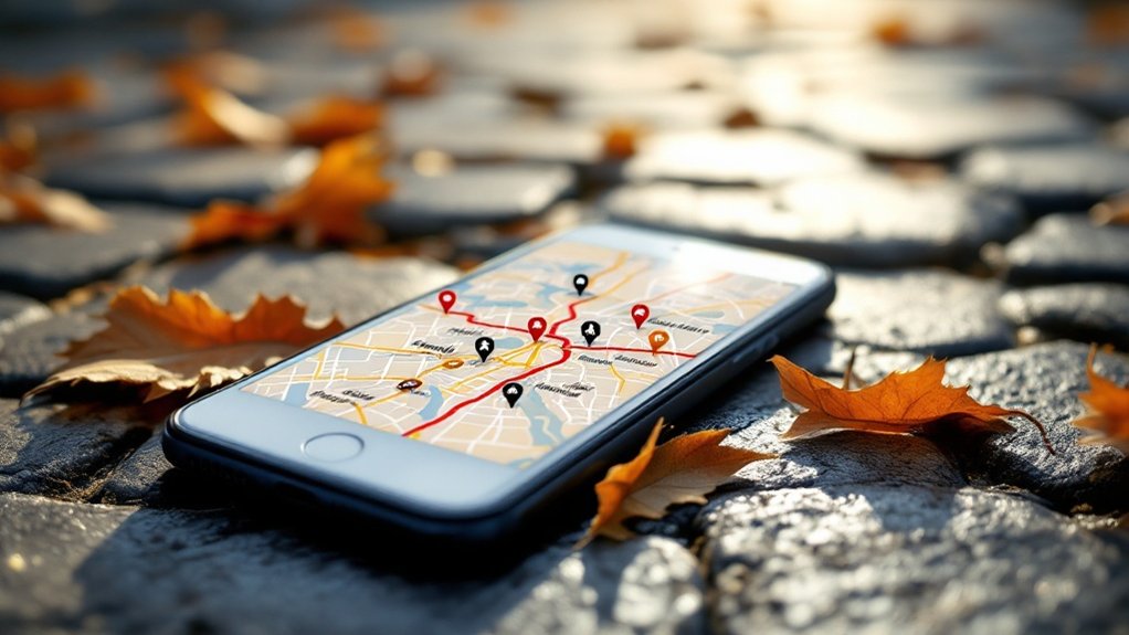 restroom location map available