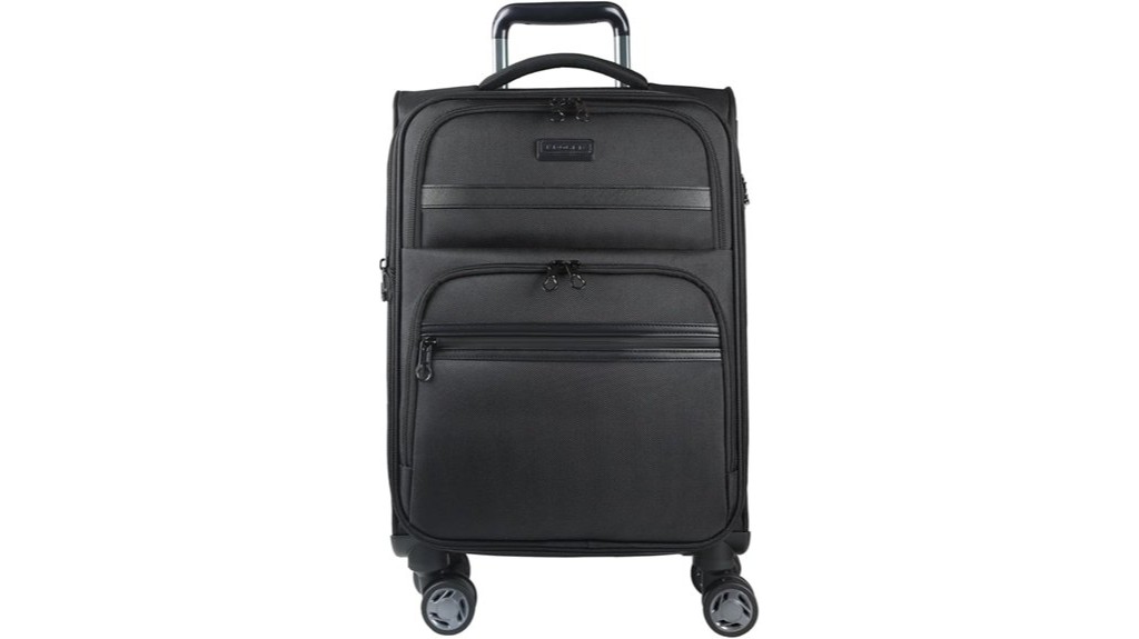 expandable carry on luggage spinner