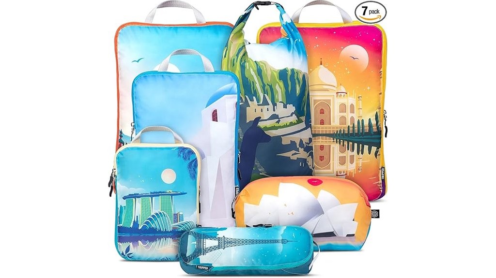 large packing cubes set