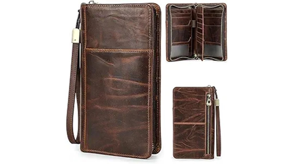 leather rfid passport holder