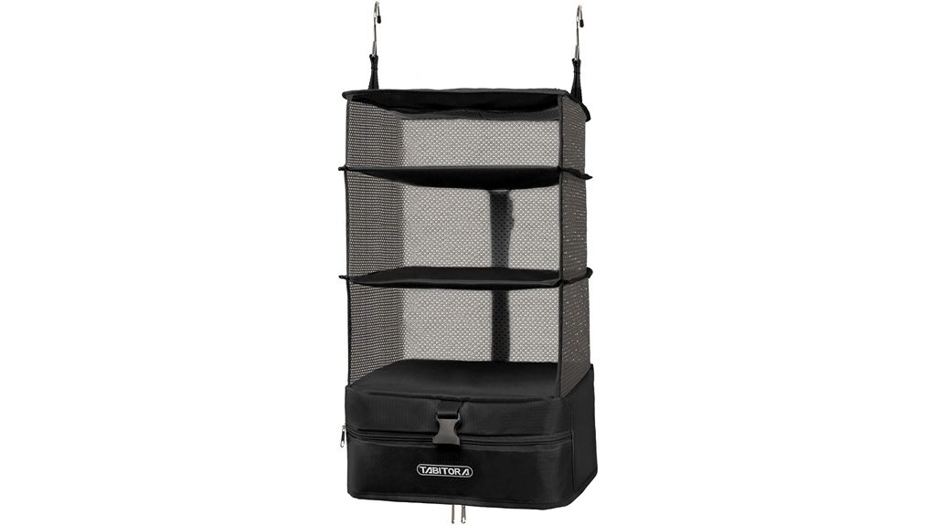 portable travel shelves organizer