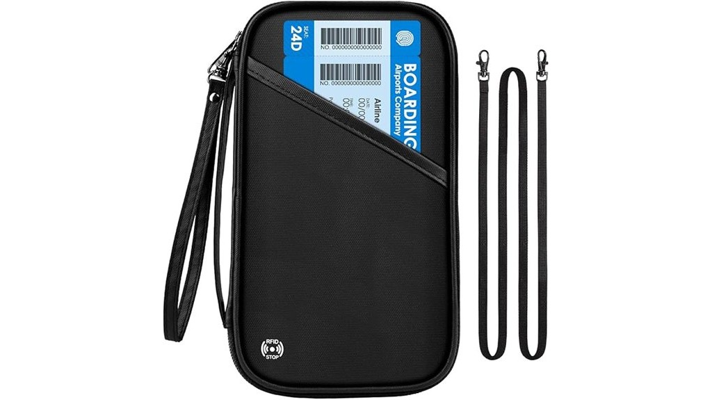 rfid blocking travel wallet