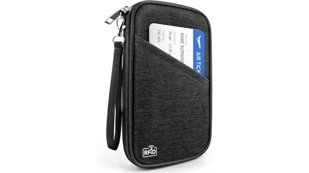 rfid travel document organizer