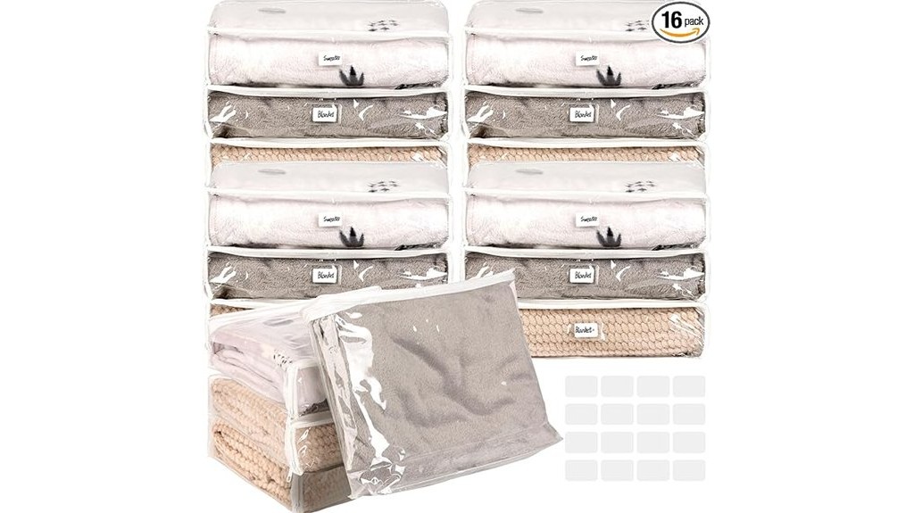 zippered clear vinyl bags