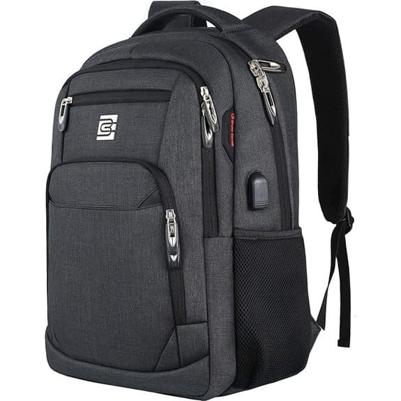 Laptop Backpack with USB Charging Port Water Resistant