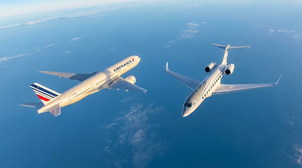 private jet vs la premi re